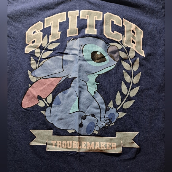 🌼 S Disney Stitch Trouble Maker Tee CS - Picture 2 of 3
